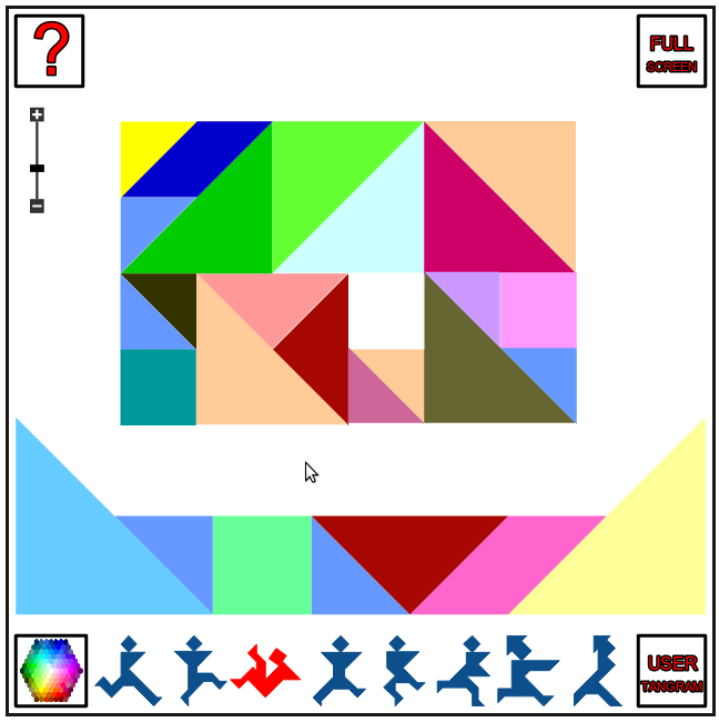 user tangram colourful mosaic